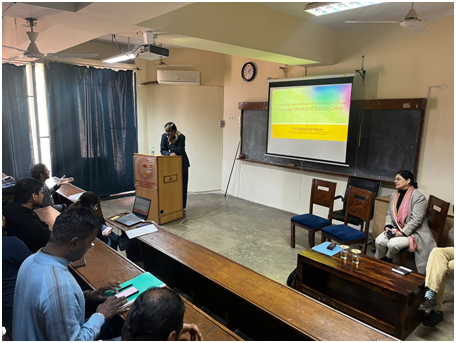 Department of History and Ancient Indian History delivered a lecture on 'The Lost World of Sarala Devi' by Prof. Sachidanand Mohanty